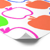 Äpfel Poster (Ecke)