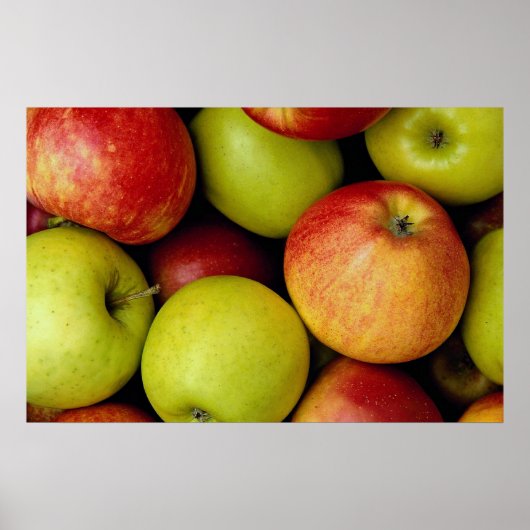 Äpfel Poster (Vorne)