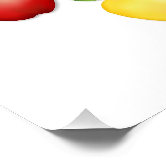 Äpfel Poster (Ecke)