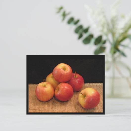 Äpfel Postkarte (Stehend Vorderseite)