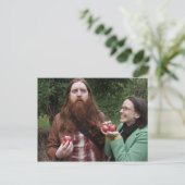 Äpfel Postkarte (Stehend Vorderseite)