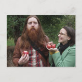 Äpfel Postkarte (Vorderseite)