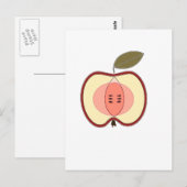 apfel postkarte (Vorne/Hinten)