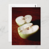 Apfel Postkarte (Vorne/Hinten)