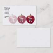 Apfel-PU-Visitenkarte Visitenkarte (Vorne/Hinten)