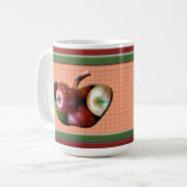 Äpfel Rot & Grün Tasse (Vorderseite Links)