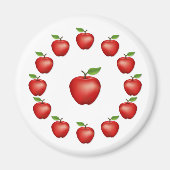 Äpfel, rot köstlich magnet (Vorne)