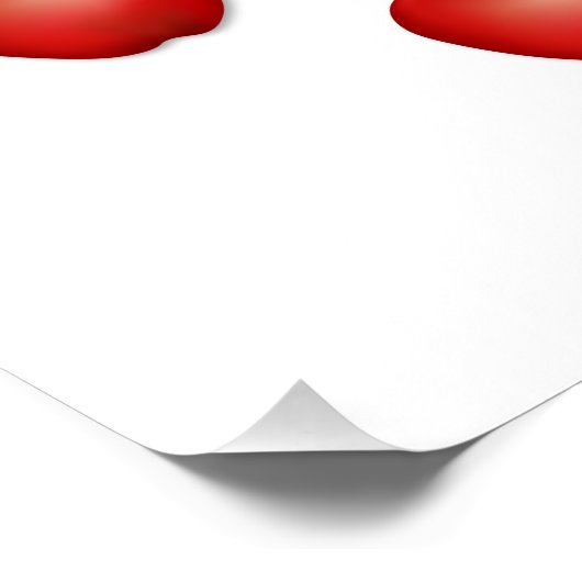 Äpfel, rot köstlich poster (Ecke)