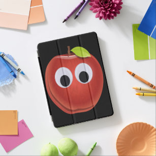 Apfel, rote Früchte mit google Augen - Personalisi iPad Air Hülle