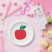 Apfel Roter Apfel Obst Party Pappteller (Party)