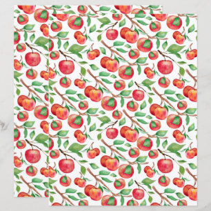 Apfel-Sch scrapbook-Papier