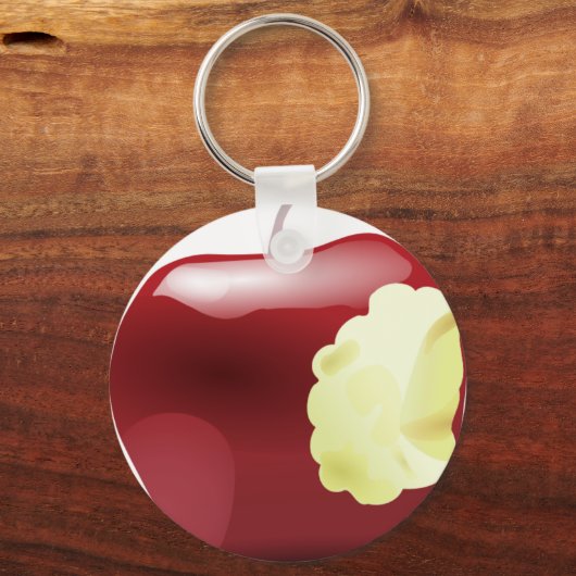 Apfel Schlüsselanhänger (Vorderseite)