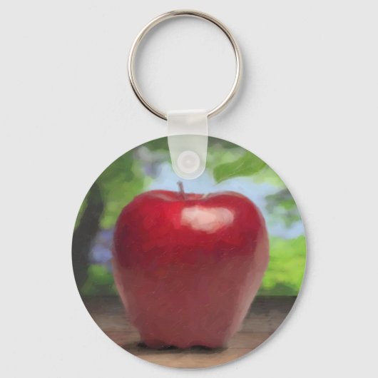 Apfel Schlüsselanhänger (Vorderseite)