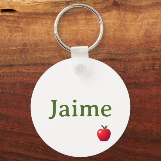 Äpfel! Schlüsselanhänger (Rückseite)