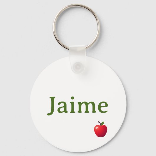 Äpfel! Schlüsselanhänger (Rückseite)