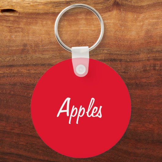 Äpfel Schlüsselanhänger (Vorderseite)