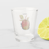 Apfel Schnapsglas (Rückseite)