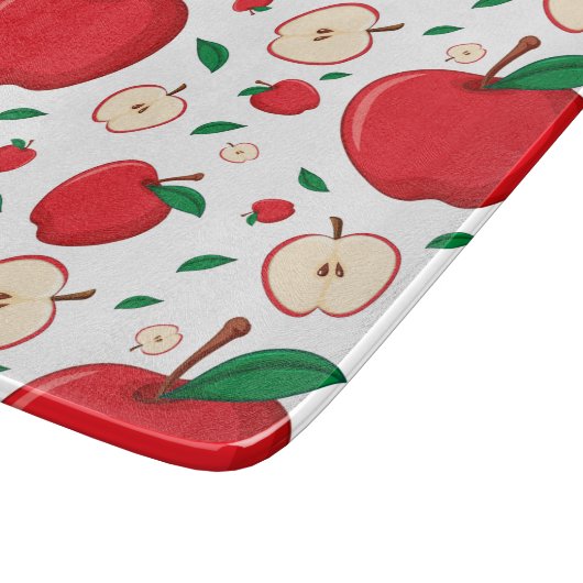 Äpfel Schneidebrett (Ecke)