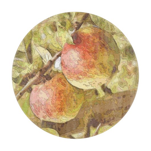 ÄPFEL SCHNEIDEBRETT (Vorderseite)