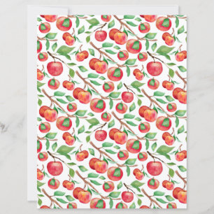 Äpfel Scrapbook Papier