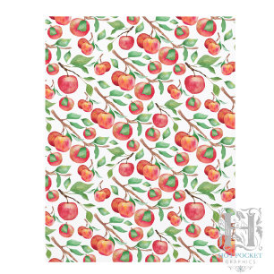 Äpfel Scrapbook Papier