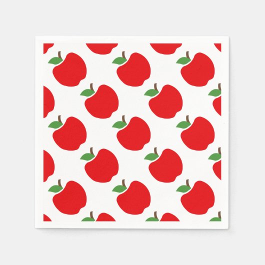 Äpfel Serviette (Vorderseite)