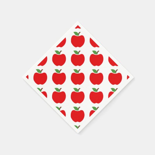 Äpfel Serviette (Ecke)