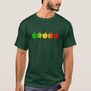 Apfel-Shirt - wählen Sie Art u. Farbe T-Shirt