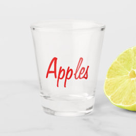 Äpfel Shot Glass Schnapsglas