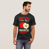 Äpfel sind meine Lieblingsfrucht Niedliche Fruchts T-Shirt (Vorne ganz)