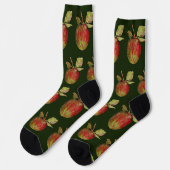 Apfel Socken (Linkes Detail)