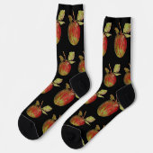 Apfel Socken (Linkes Detail)