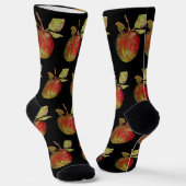 Apfel Socken (Gewinkelt)