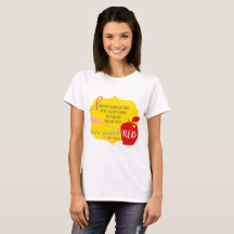 Äpfel sollten roter T - Shirt sein