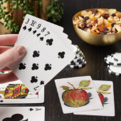 Apfel Spielkarten (In Situ)