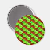 Äpfel Swatch Magnet (Vorderseite/Rückseite)