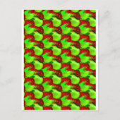 Äpfel Swatch Postkarte (Vorderseite)