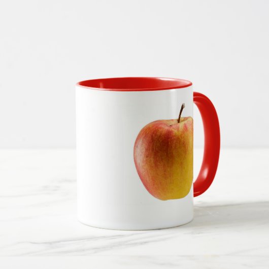 Apfel Tasse (VorderseiteRechts)