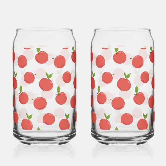 Apfel Tasse Dosenglas (Vorderseite)