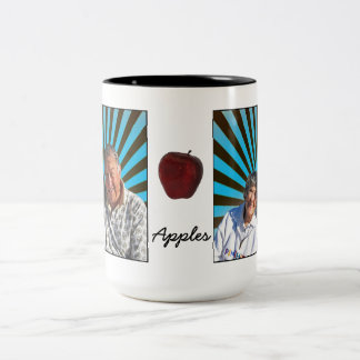 Apfel-Tassen-Tasse im März 2012 Zweifarbige Tasse