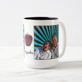 Apfel-Tassen-Tasse Zweifarbige Tasse (VorderseiteRechts)