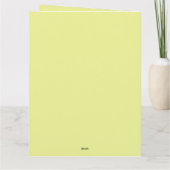 Äpfel Trauben Birnen Inspiriert - Fruchternte Karte (Rückseite)