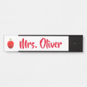 Apfel Türschild (Vorderseite )