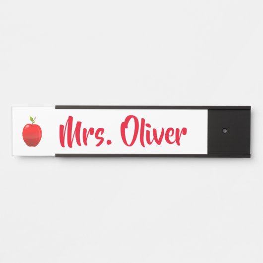 Apfel Türschild (Vorderseite )