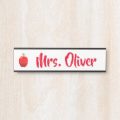 Apfel Türschild (Vorderseite )