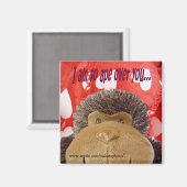 Apfel über dem Magneten Magnet (Vorderseite/Rückseite)