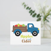 Äpfel und Apfel Postkarte (Stehend Vorderseite)