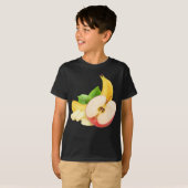 Apfel und Banane T-Shirt (Vorne ganz)