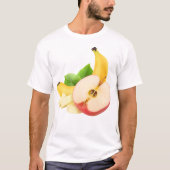 Apfel und Banane T-Shirt (Vorderseite)