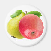 Apfel und Birne Magnet (Vorne)